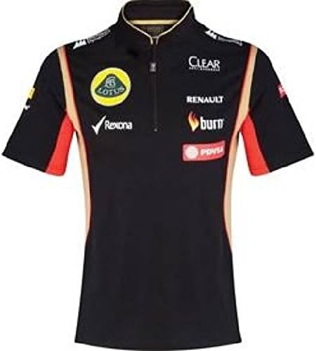 Lotus F1 Team Sponsor 2014/5 Ladies Tech Top Zip Polo Shirt Black
