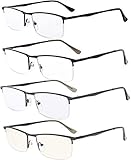 Eyekepper 4-Pack Quality Spring Hinges Half-Rim