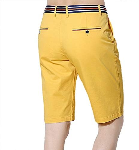 Zhoumumuメンズ ハーフパンツ 5分丈 短パン 男 人気 ショートパンツ 半ズボン 無地 春 夏 秋 ファッション メンズ ゴルフウェア 短パン28 38