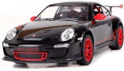 AMPERSAND SHOPS Porsche GT3 Black Red 1:14 Scale 13" Full Function Radio Control Headlights