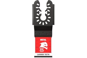 Diablo AMPED Steel Demon Universal Fit Carbide Oscillating Blade for Metal - 1-1/4" Cutting Width, 1-1/2" Cutting Depth, 3 - Pack - DOU125CF3