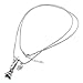 Godyce Heart Key Crown Eiffel Tower Pendant Necklace Women Gril - Stainless Steel Silvering