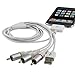 JOMOQ Composite AV to TV RCA Cable +USB Charger for iPad2/iPad3,iPhone4/4S, 3GS, iPod,Touch,Firmware iOS 5