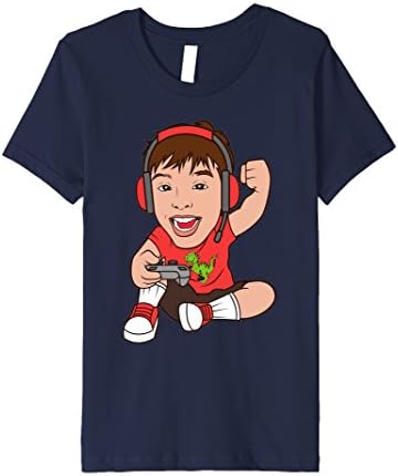Kids DMJ Gamer Logo Tshirt 8 Navy