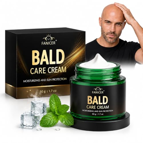 50ml Bald Care Cream, After Shaving, Moisturizing and Nourishing, Matte, For Men After Shaving Bald People