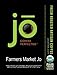 FARMERS MARKET JO: 12 oz, Organic Whole Bean Coffee, Lighter Roast, 100% USDA Certified Organic, Fair Trade Certified, Kosher, Soft Velvet Feel, 100% Arabica Specialty Coffee, Non-GMO, Gluten Free