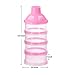 Accmor Formula Dispenser On The Go, 4 Compartments Stackable Formula Container for Travel, Baby Milk Powder Kids Snack Container, BPA Free ﻿