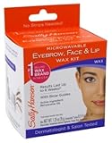 Sally Hansen Microwaveable Wax Kit For Eyebrow/Face/Lip (2 Pack)