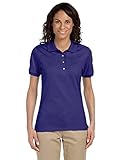 Jerzees Jersey Polo Shirt with Spotshield, M, DEEP PURPLE