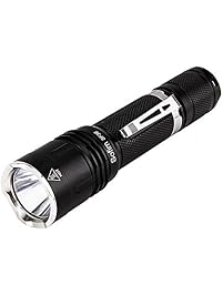 Sofirn SF36 LED Flashlight Powerful 1100 Lumens LED Flashlight Torch Cree V6 LED Compact Camping Emergency Searchlight IPX8 Waterproof Multiple Modes Powered by 1x 18650 Lithium Battery (Excluded)