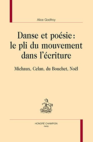 Danse et poésie, le pli du mouvement dans l'écriture