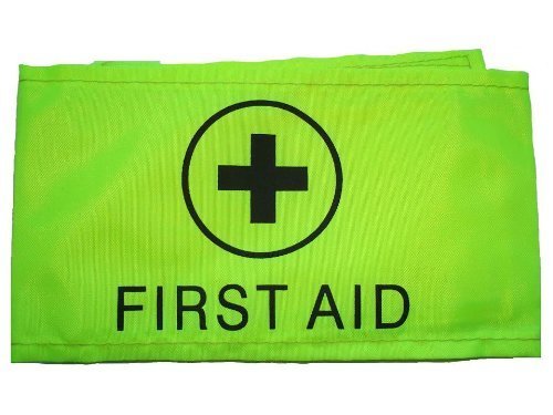 First Aider Aid Armband Yellow - Hi Vis Events,Concerts by Reliance Medical