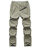Gopune Men’s Outdoor Lightweight Quick Dry Pants Workout Breathable Hiking Mountain Pants