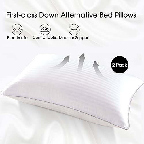 Basic Beyond Down Alternative Bed Pillow 2 Pack Hotel Collection