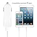 iRAG Car Charger for Moto G4/G4 Plus/G4 Play/G5S Plus/G5-3.1A 2-Port USB Charge Adapter with 4ft Micro USB Charging Cable Cord