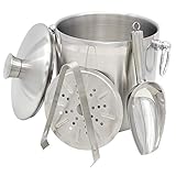 Ice Bucket Double Wall Insulated With Lid and