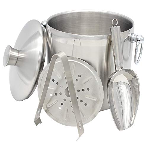 Ice Bucket Double Wall Insulated With Lid and
