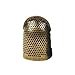 D&D Sewing Thimble Finger Protector, Adjustable Finger Metal Shield Protector Pin Needles Sewing Quilting Craft Accessories DIY Sewing Tools (Small)