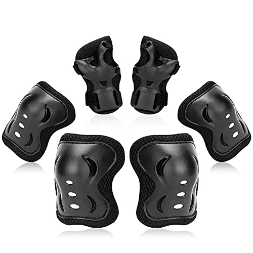 Kids/Youth Knee Pads Elbow Pad Wrist Guards Protective Gear Set, for Child Roller Skates, Cycling Bike, Skateboard, Inline Skatings, Scooter Riding, BMX bike, And Other Outdoor Sports Activities