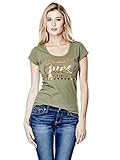 GUESS Women's Svera Chest Logo Tee