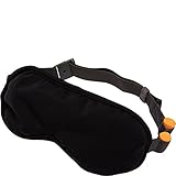 Samsonite Microbead Eye Mask with Ear Plugs, Black