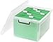 IRIS Letter and Legal Size File Box with Buckle, Clear