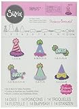 Sizzix 661117 Party Hats Triplits Die Set by Stephanie Barnard (14 Pack)