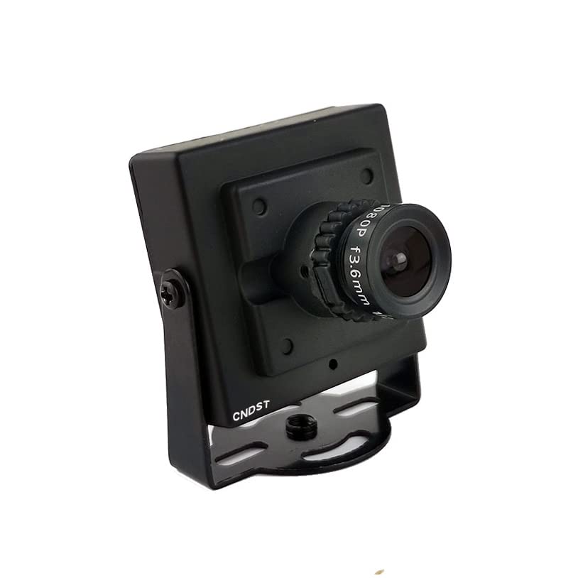 CNDST CCTV HD 5MP Starlight Mini Spy Pinhole Security Camera 3.6mm 90degree Mini AHD Hidden Indoor Surveillance Camera, for 5MP/8MP 4-in-1 TVI/AHD/CVI/CVBS DVR System