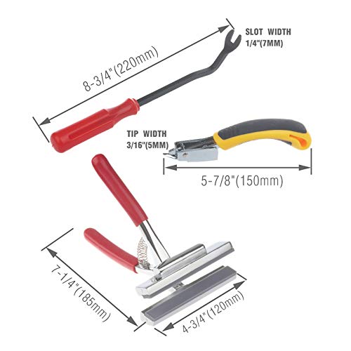 Timsec Canvas Stretcher Pliers, Upholstery Staple Remover and Tack