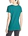 Hanes Women's Shirts, Slub Cotton Shirred V-Neck Tee, Cotton T-Shirts for Women, Women’s Tee Shirts