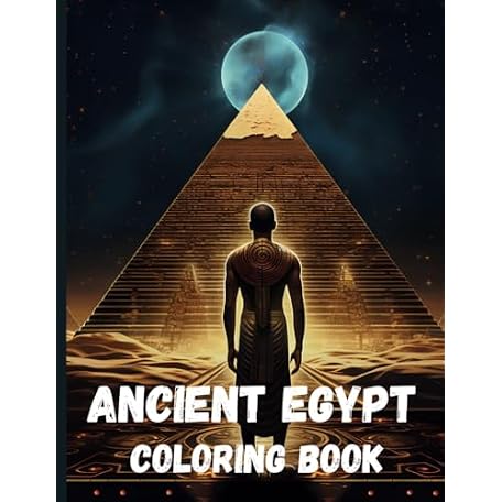 Mua Ancient Egypt Coloring Book For Adults , Egyptian Pyramids, Mummies ...