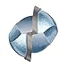 uxcell 3/4-inch Cutting Dia 1/2-inch Steel Shank 2-Flute Carbide Tipped Cove Core Box Router Bit