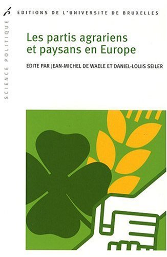 Les  partis agrariens et paysans en Europe