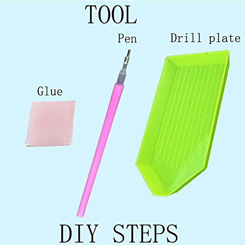 HaiMay 2 Pack DIY 5D Diamond Painting Kits for Adults Paint by Number