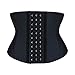Luxx Curves Luxx Health Waist Trainer Corsets for Women Fajas Reductoras y Moldeadoras Trimmer for Weight Loss (Small, Black, Short Torso Length)