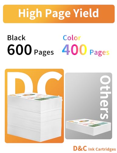 D&C Replacement for XP-2200 Ink Cartridges, Compatible with Epson Expression Home XP-3200 XP-2205 XP-3205 XP-2200 XP-4200 XP-4205, Workforce WF-2910 WF-2930 WF-2935 WF-2950, Pack of 15