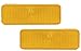 Ford Bronco/Pickup Replacement Turn Signal Light (Amber) - 1-Pair