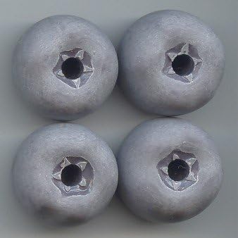 DK GREY MATTE 21X26MM BAROQUE DONUT BEADS - Lot of 12