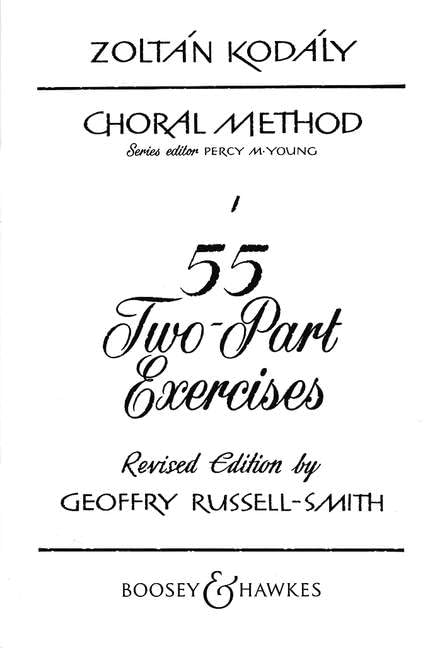 Choral Method: 55 Two-Part Exercises. Vol. 7. children's choir.