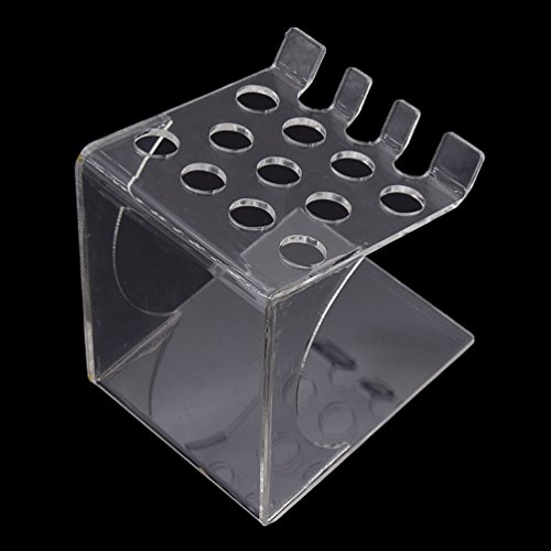 BetterUS Transparent Syringe Organizer Dental 11 Holes Dental U-Shaped Rack New