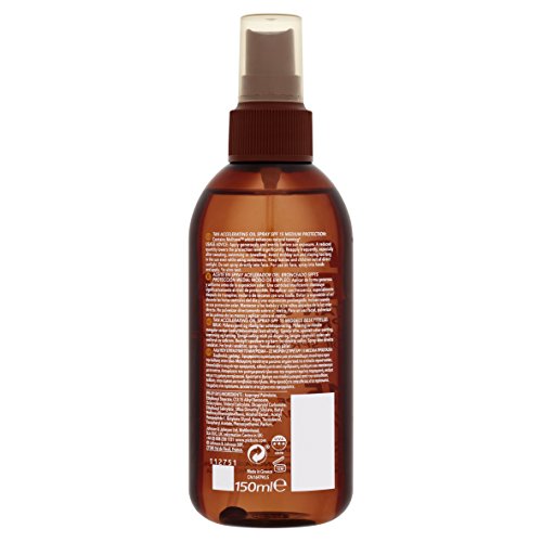 Piz Buin Tan And Protect Tan Accelerating Oil Spray Spf15 150ml
