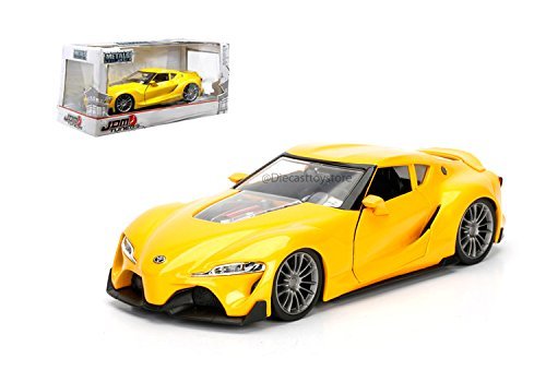 JADA 1:24 W/B - METALS - JDM TUNERS - TOYOTA FT-1 CONCEPT YELLOW DIECAST TOY CAR 98781-MJ