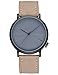 Mens Analog Quartz Watch,POTO Leather Band On Clearance Retro Alloy Dress Wrist Watch Gift Watches with Box RY-362 (Brown+gray)