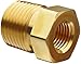 Parker 6-4 RB-B Brass Pipe Fitting, Reducing Hex Head Bushing, 3/8