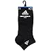 adidas Men's Superlite Low Cut Socks (6-Pair) Old, Black-Night Grey Space Dye/White Black/Onix, Large
