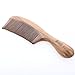 Woods World Green Sandalwood Natural Aroma Hair Comb Handmade Comb No Static Detangling