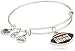 Alex and Ani Women's Color Infusion Cleveland Browns Football II EWB Bracelet, Rafaelian Silver