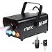 Fog Machine, Miric Smoke Machine Portable with LED Lights Equipped with Wired and Wireless Remote Control for Party, Christmas, Halloween and Weddings (400W)