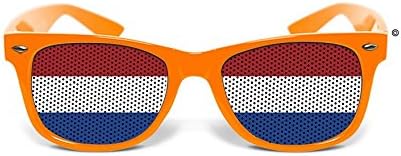 Lunette Humoristique Orange Drapeau Pays Bas Accessoire Supporter Amazon Fr High Tech