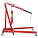 Goplus 2 TON Engine Hoist Stand Cherry Picker Ship Crane Folding Lift (Red)